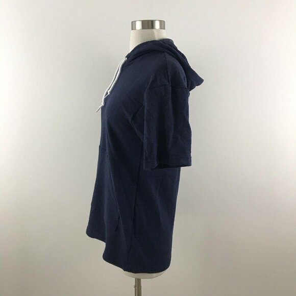 American Apparel NWOT Hoodie Size XS Navy Blue Sho - Picture 3 of 9